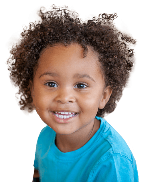 Small child with healthy smile